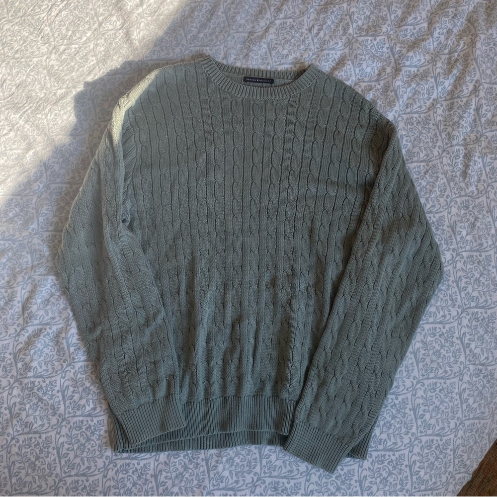 Brandy Melville Oversized Seafoam Green Brianna Knit Sweater